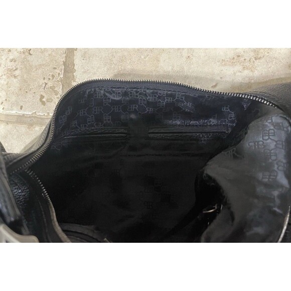 Banana Republic Black Genuine Leather Hobo Bag Purse Handbag Excellent Condition - Picture 8 of 12